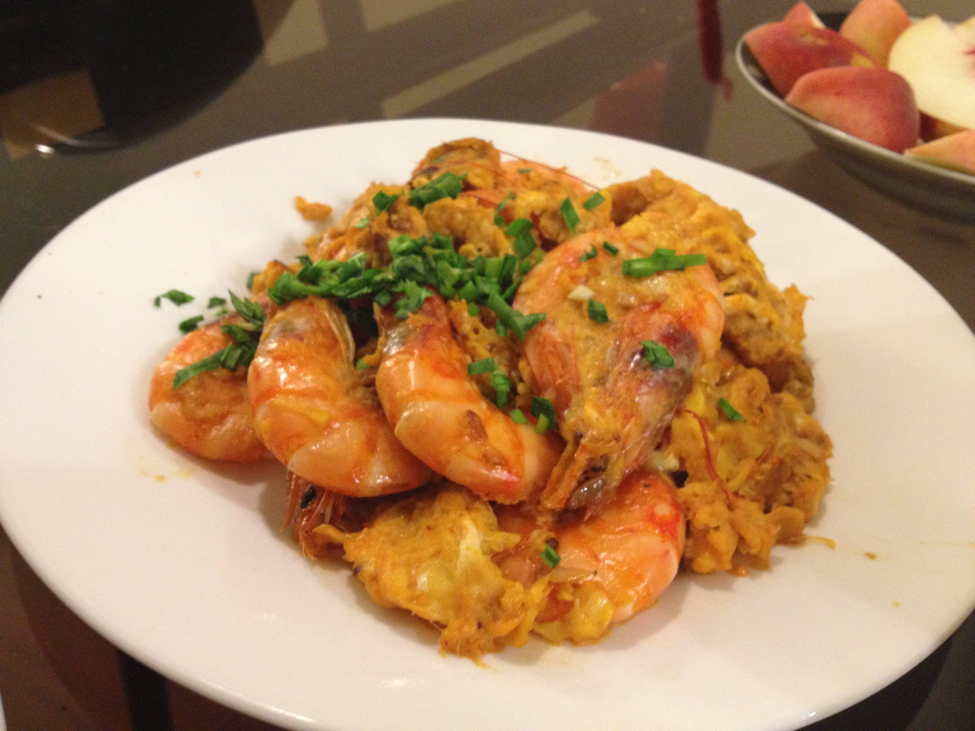 Image of Shrimp and Egg Dish